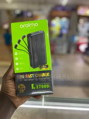27000 Oraimo Power Bank With Charging Cables