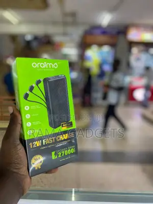 27000 Oraimo Power Bank With Charging Cables