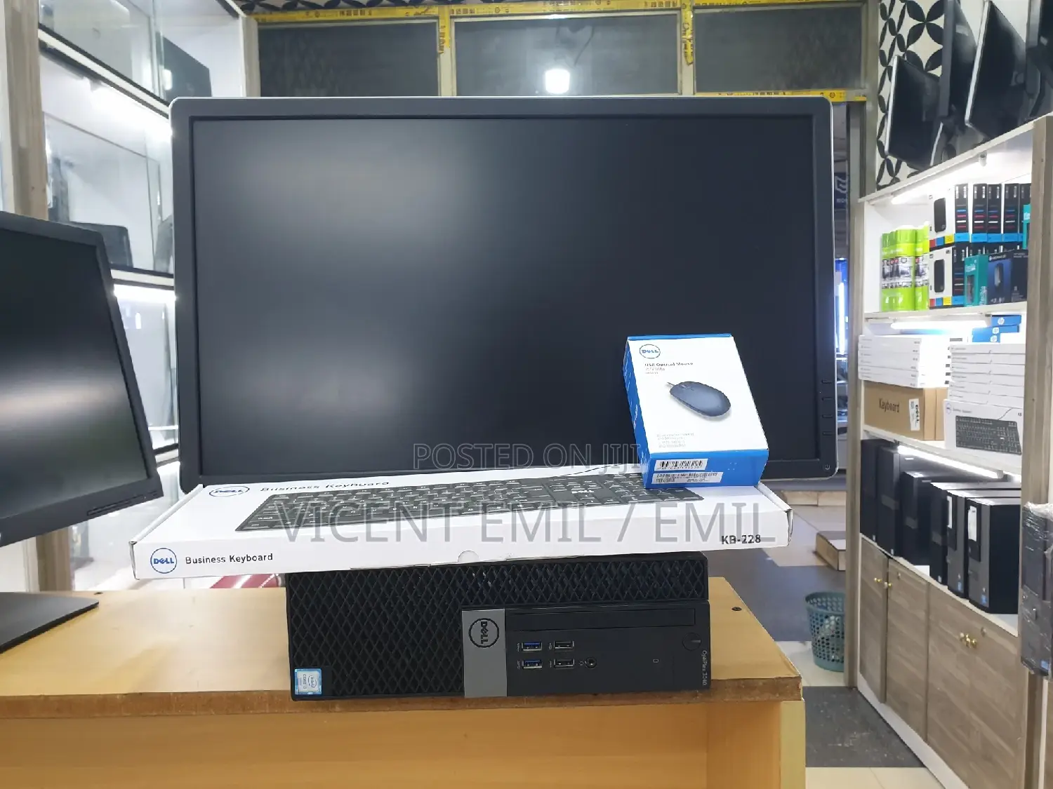Desktop Computer Dell 8GB Intel Core I3 HDD 500GB