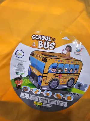 Baby Pop Up Tent House Bus Shape