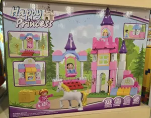 Happy Princess Fairy Castle Playset Building Blocks