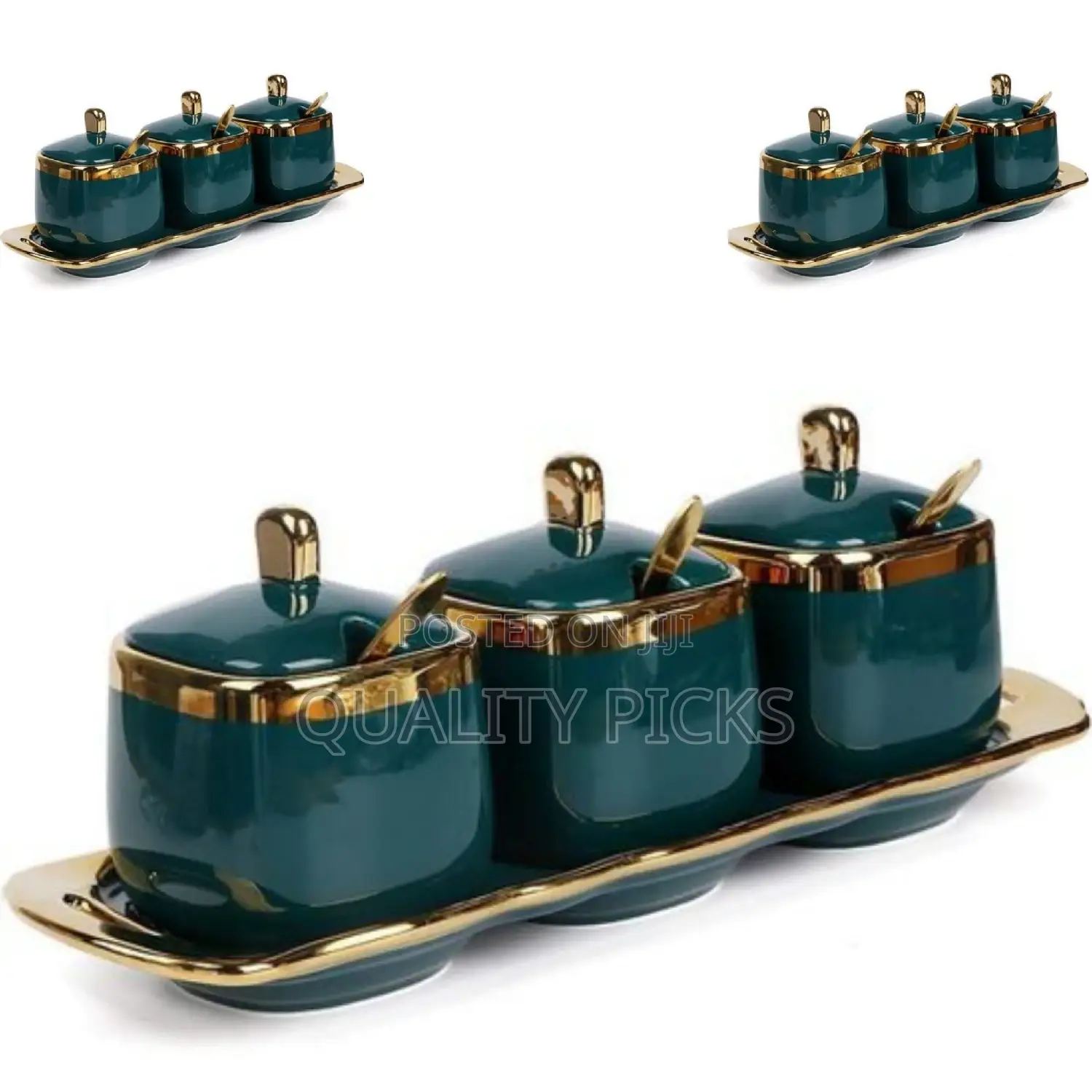 Ceramic Sugar Bowl Set