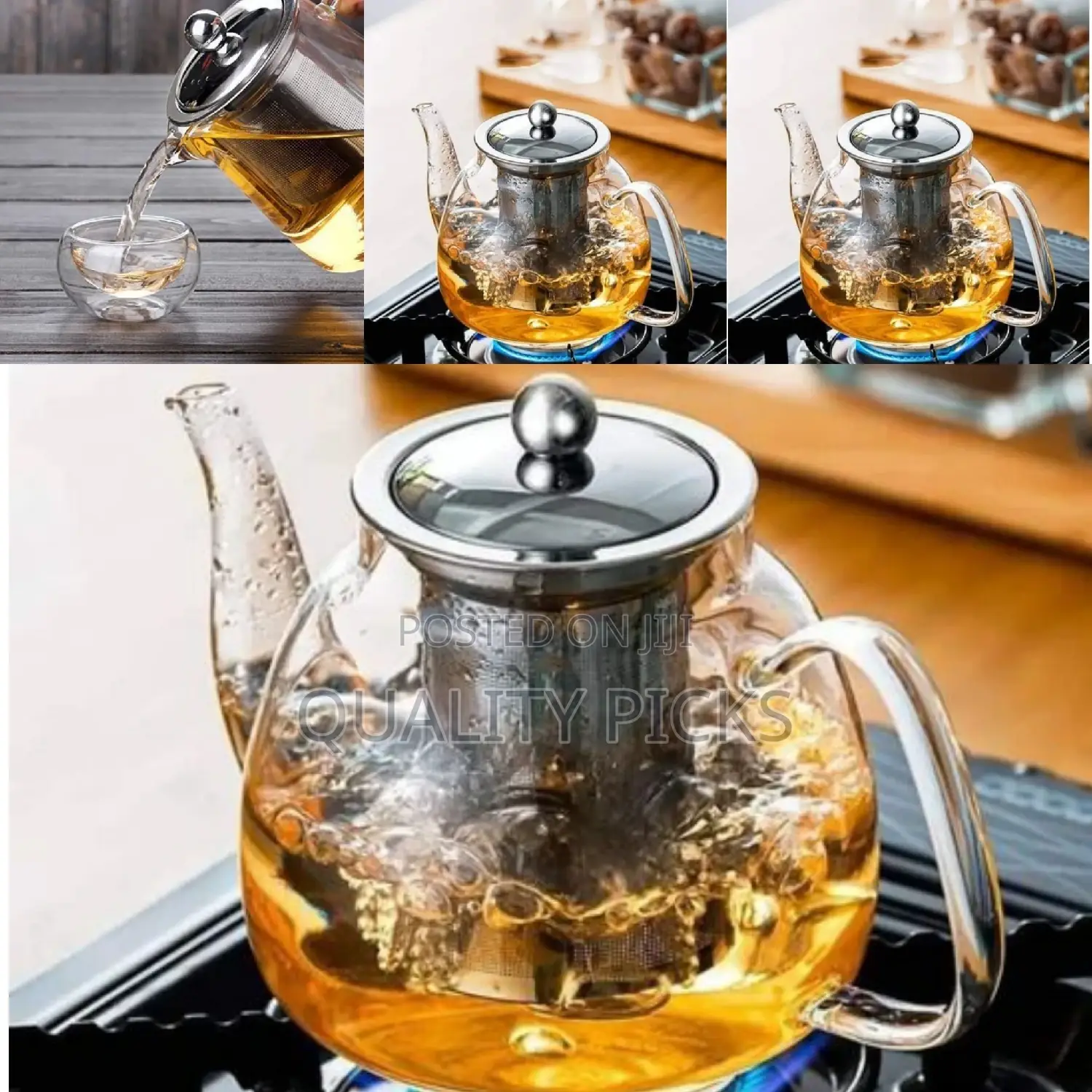 Brand Glass Teapot