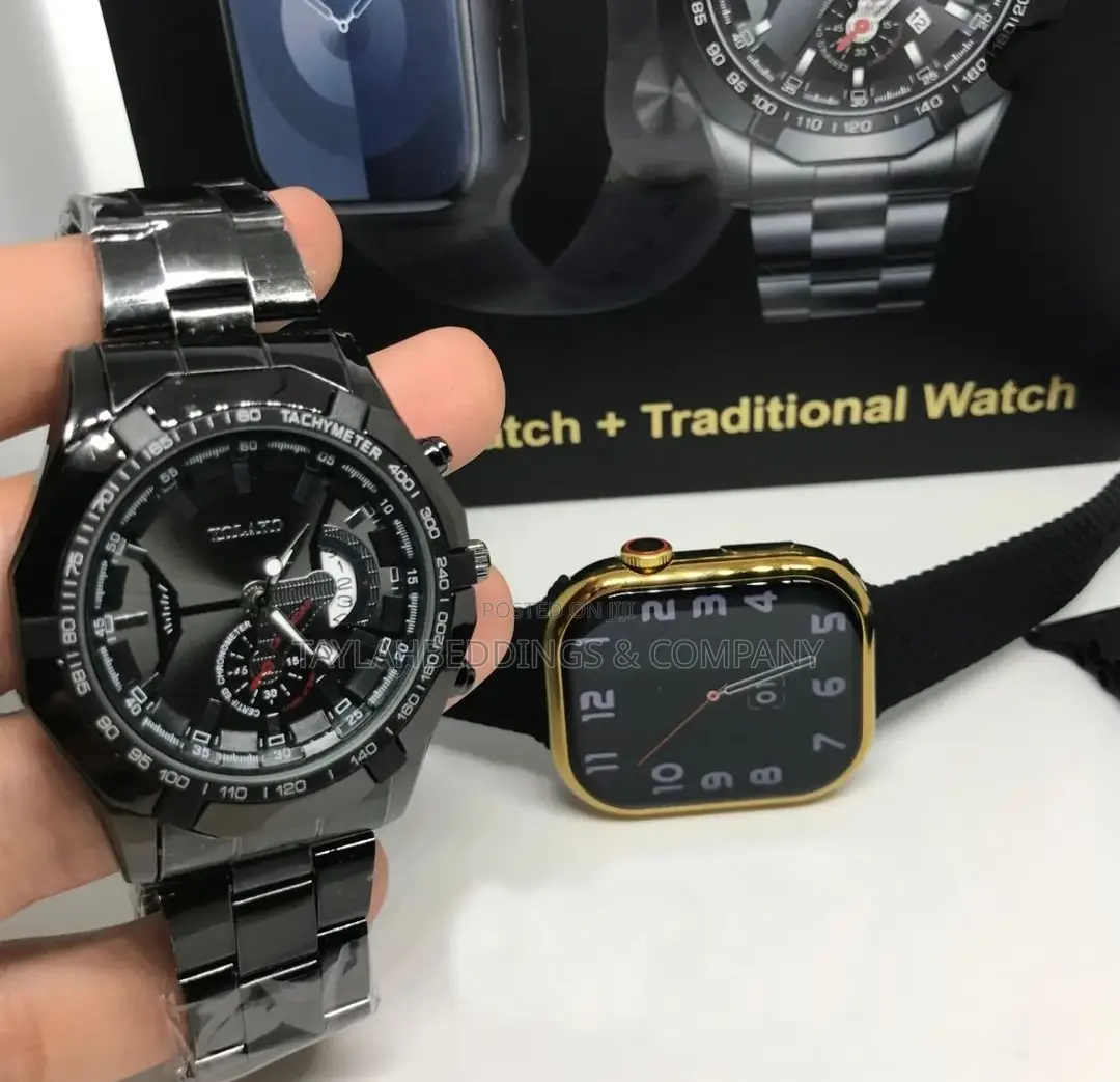 Smartwatch + Montre Simple +3 Straps