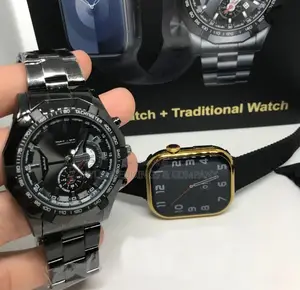 Smartwatch + Montre Simple +3 Straps
