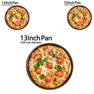 Black Pizza Plate