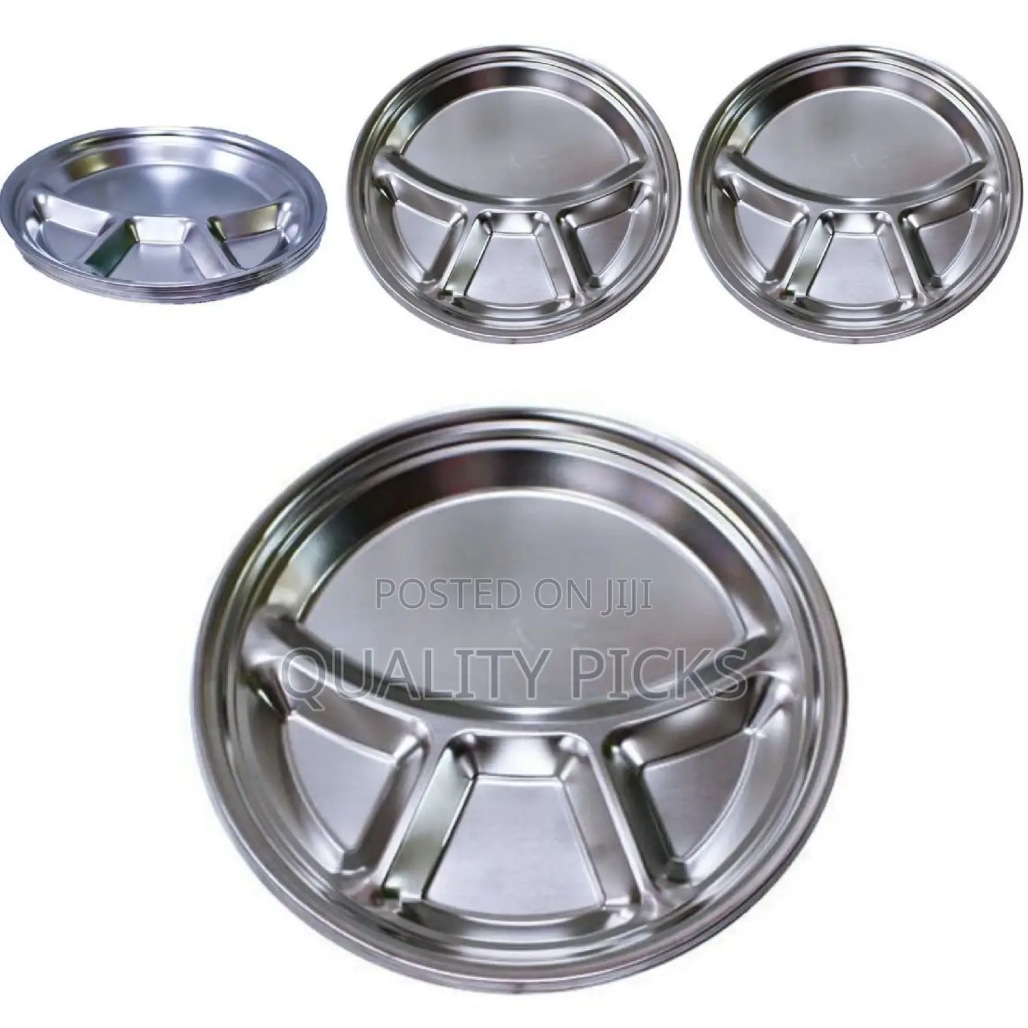 Stainless Plate Set