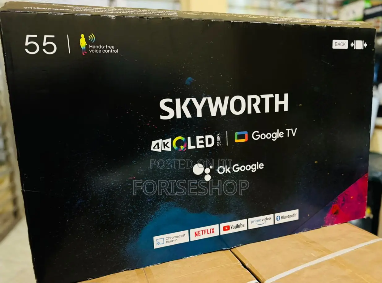Skyworth 55inch Qled Series TVS Available