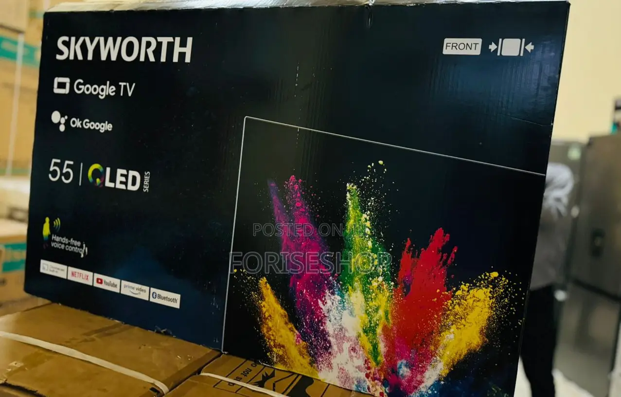 Skyworth 55inch Qled Series TVS Available Original
