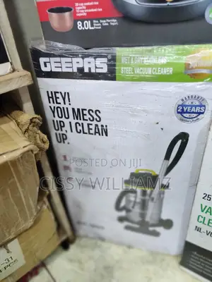 Geepas 2in1 Vacuum Cleaner/Stainless Steel Vacuum Cleaner