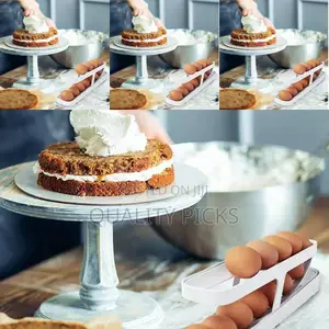 Metallic Cake Baking Stand