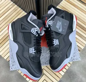 Original Air Jordan 4 Retro Bred Reimagined Sneakers