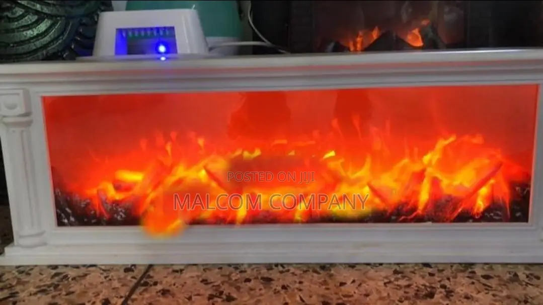Led Fire Place With Real Fire Experience.
