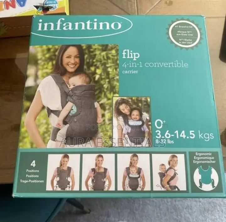 Infantino Flip 4 in 1 Convertible Baby Carrier