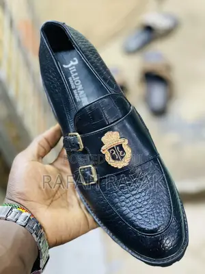 Original Leather Billionaire Double Buckle Gentle Shoes