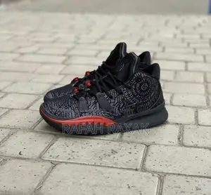 Original Nike Kyrie 7 Bred Black Red Basketball Ball Sneaker