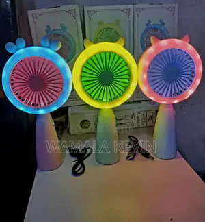 Hand Fan Rechargeable With Light