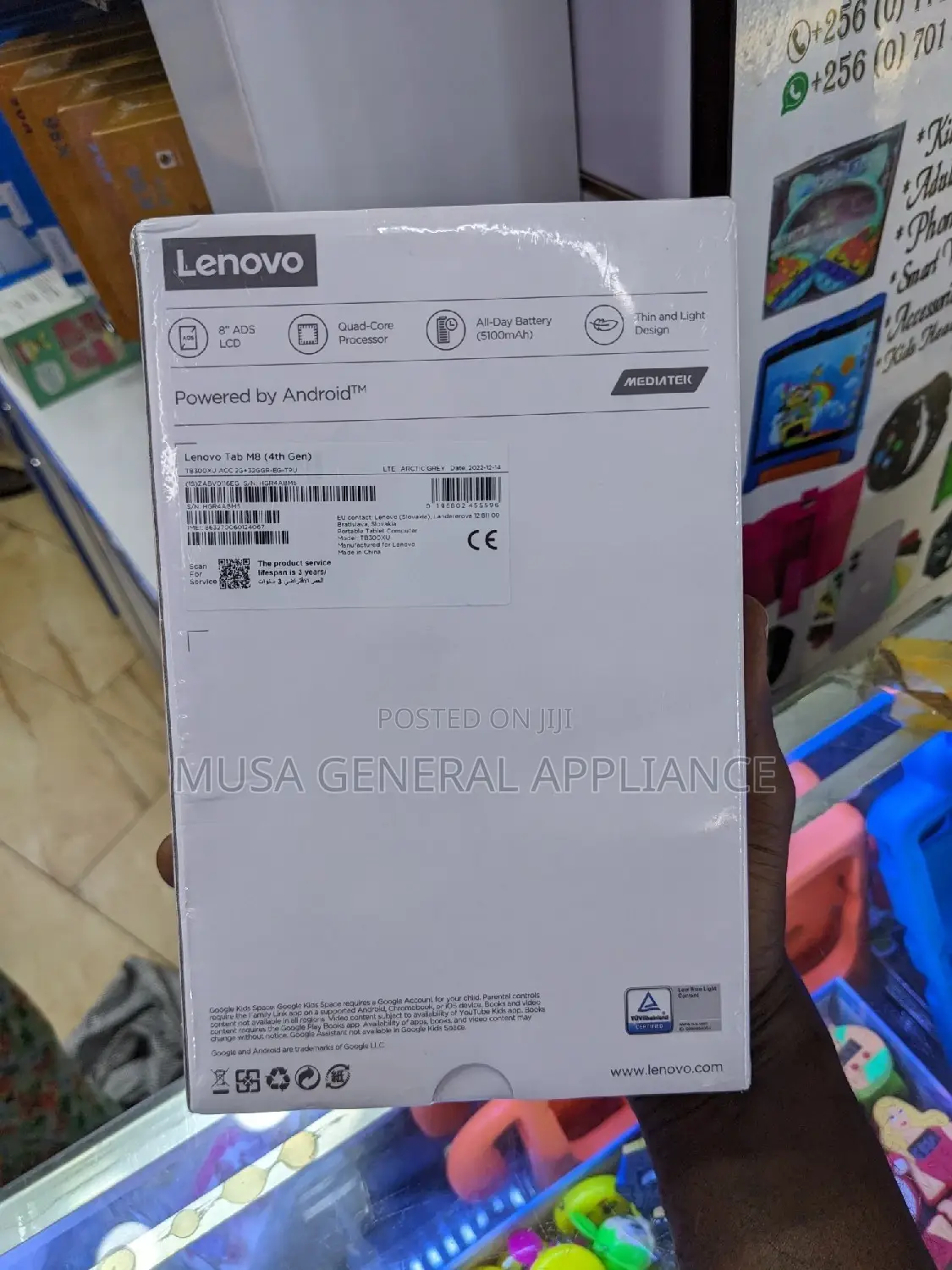 New Lenovo Smart Tab M8 Wi-Fi 64 GB Black