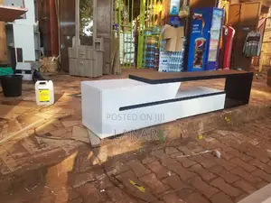 White and Brown Tvstand