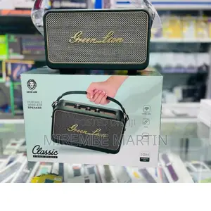 Green Lion Portable Wireless Speaker.