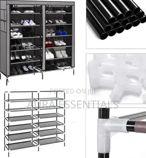 Large Capacity Shoe Rack Dustproof Shoe Cabinet