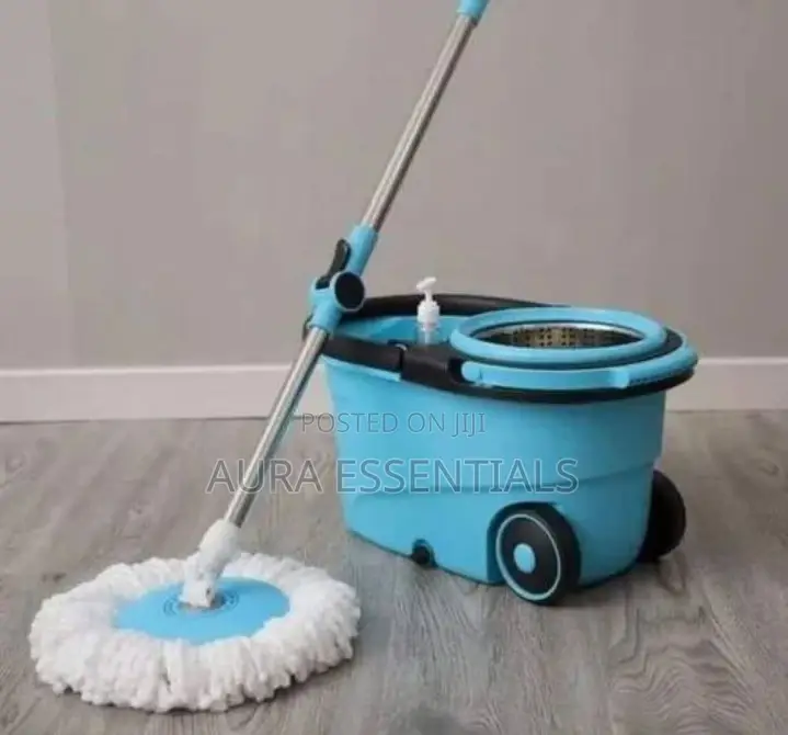 Plastic Microfiber Fabric Floor Cleaning Magic Mop Set