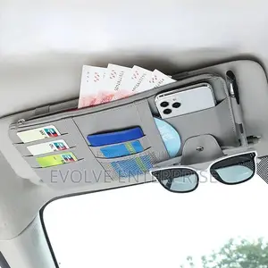 Multifunctional Business Leather Car Storage Bag