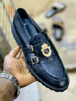 Original Men’S Billionaire Double Buckle Loafers Gentle Shoe