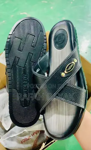 Original Men’S Hermes Cross Leather Sandals