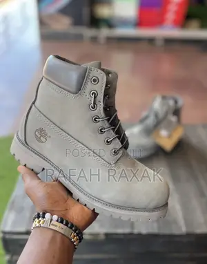 Original Grey 6 Inch Waterproof Timberland Leather Boots