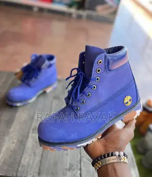 Original Blue Printed Sole 6 Inch Waterproof Timberland Boot