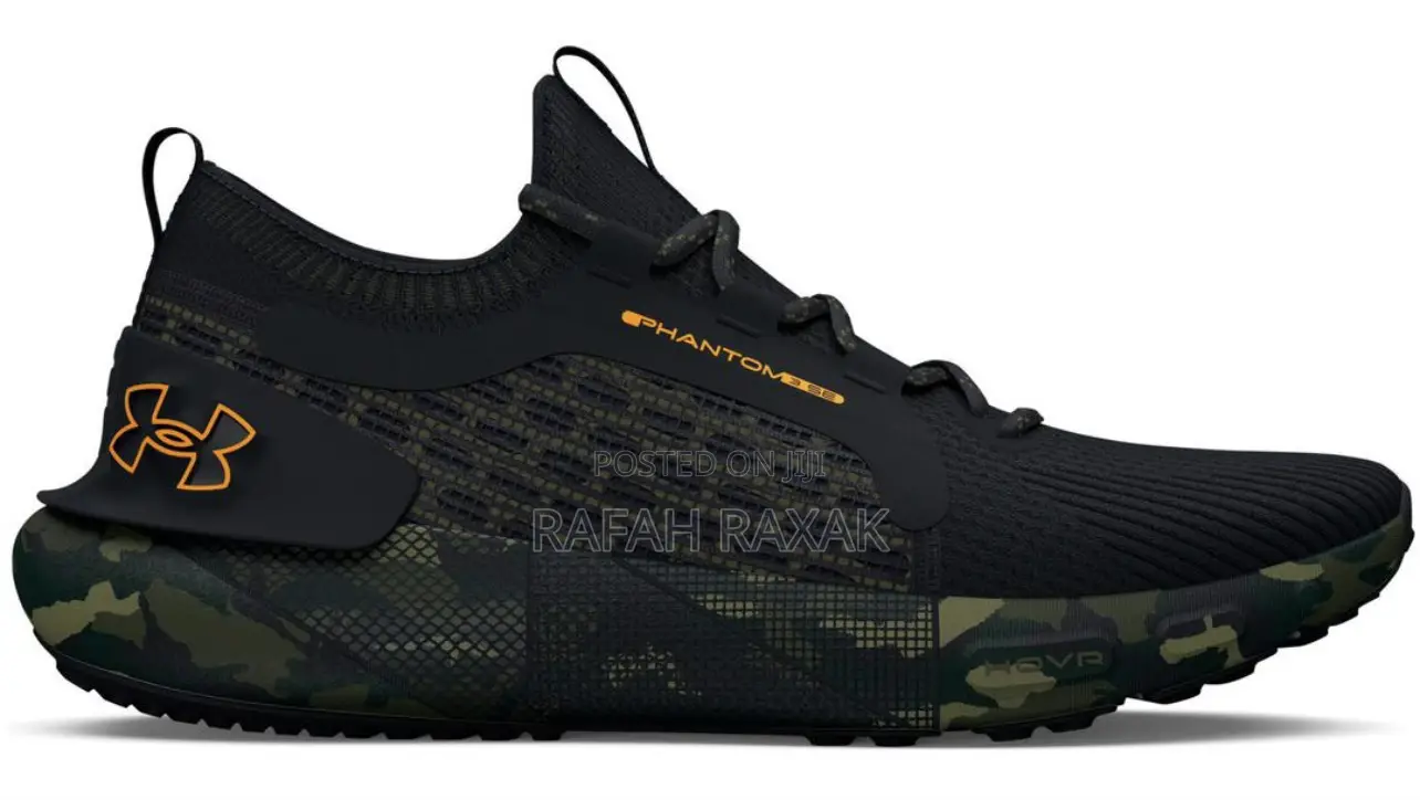 Original Under Armour Hovr Phantom 3 Printed Black Sneaker