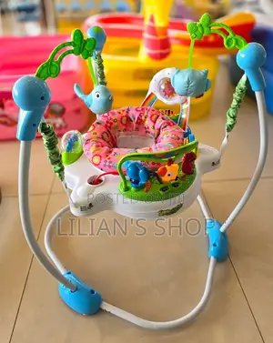 Baby Jumper Trolley With 360 Rotatable Padded Seat