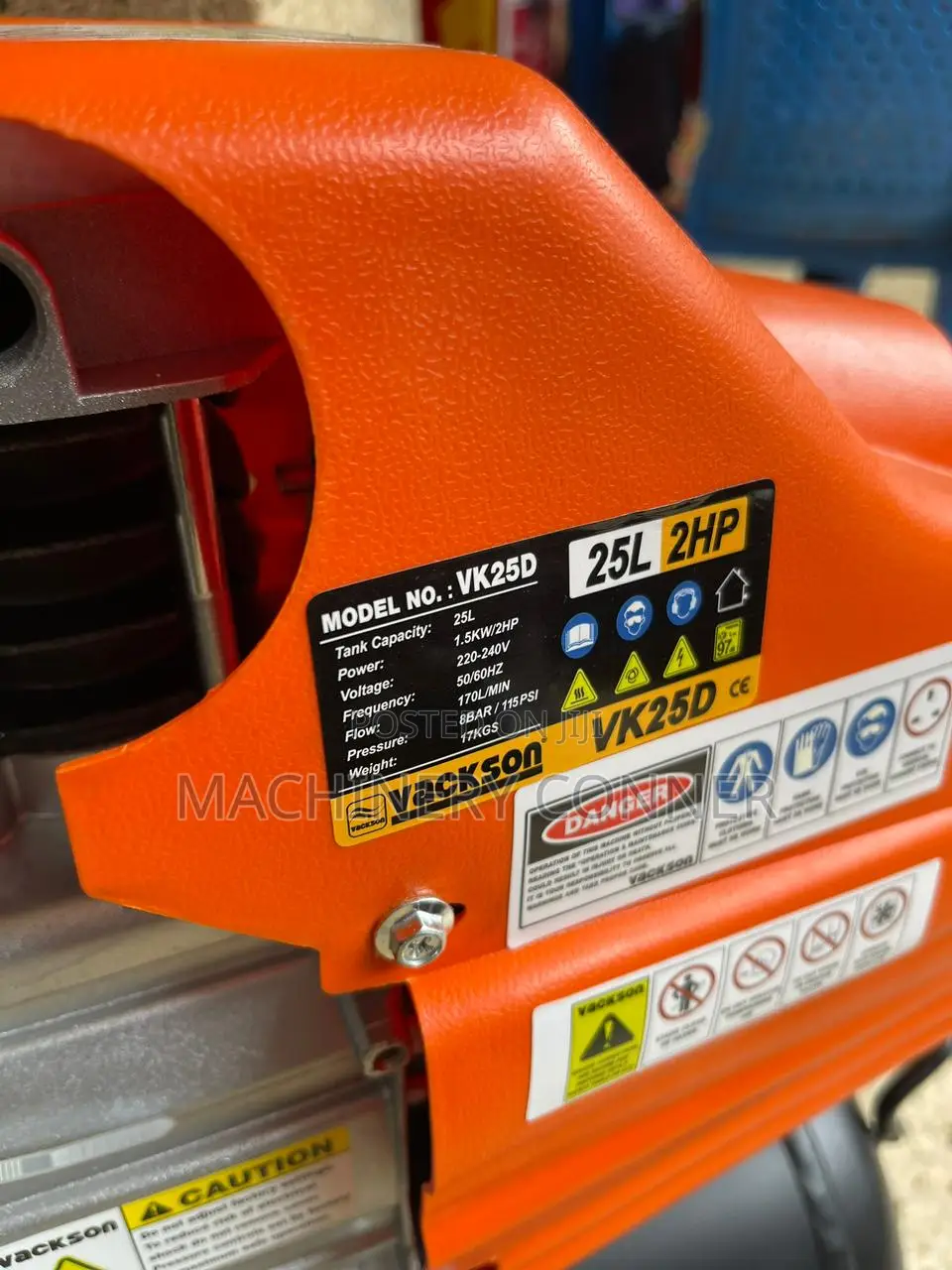 Compressor 25ltrs Vackson
