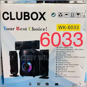 Clubox Woofer/Bluetooth Woofer/Clubox Bluetooth Woofer 6033