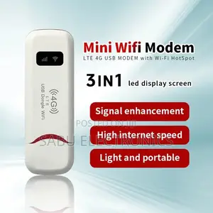 3 in 1 Lte 4g Usb Modem Dongle Wi-Fi Hotspot- All Sim Cards