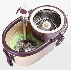 360° Mopper Bucket Set Wheels Spin Head Mop