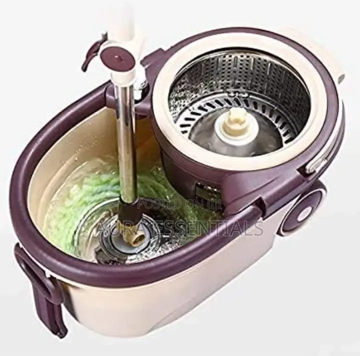 360° Mopper Bucket Set Wheels Spin Head Mop