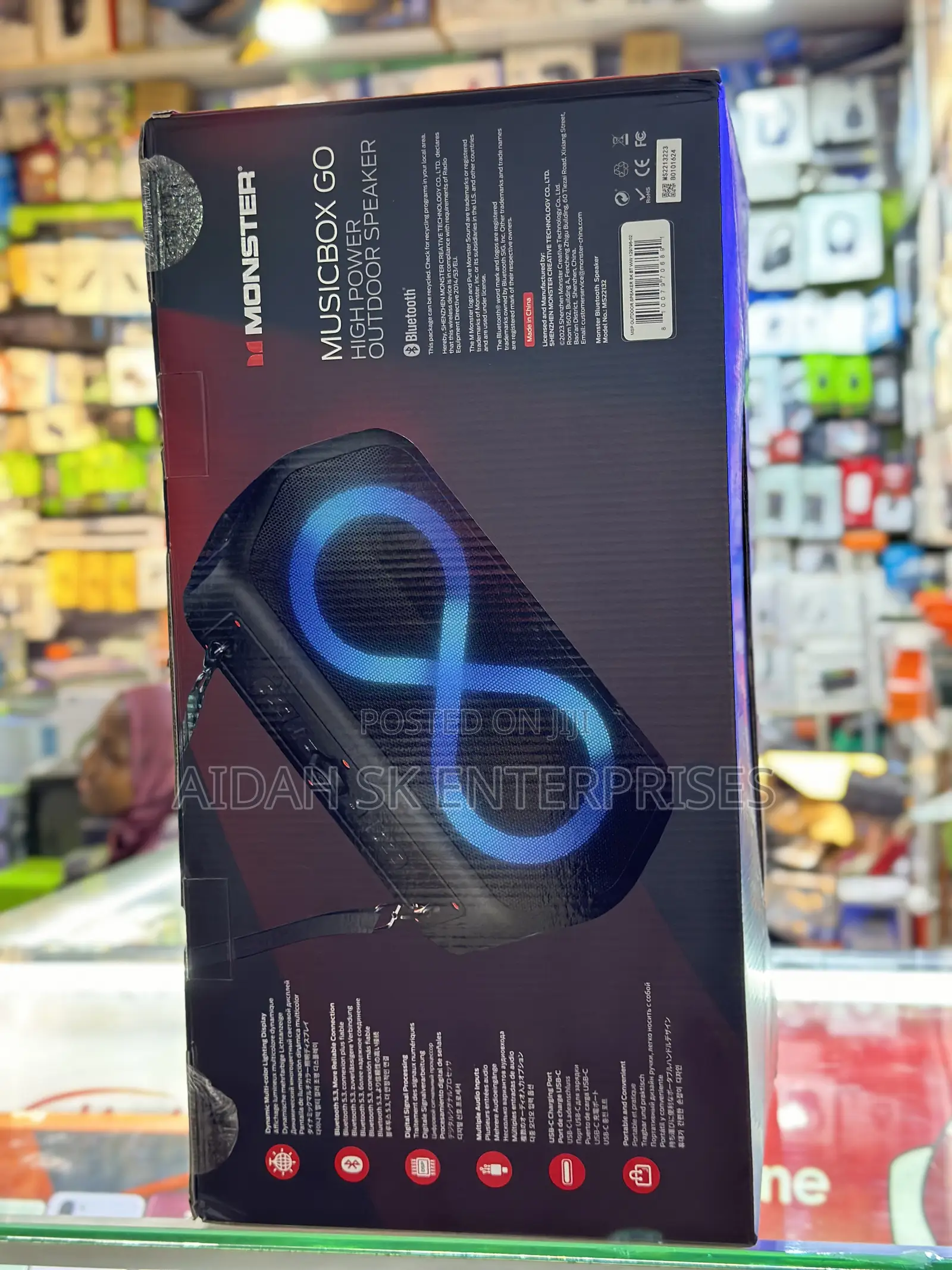 Monster Music Box Go Bluetooth Speaker