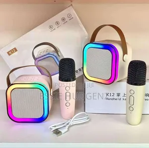 Bluetooth Speaker With Karaoke Microphone