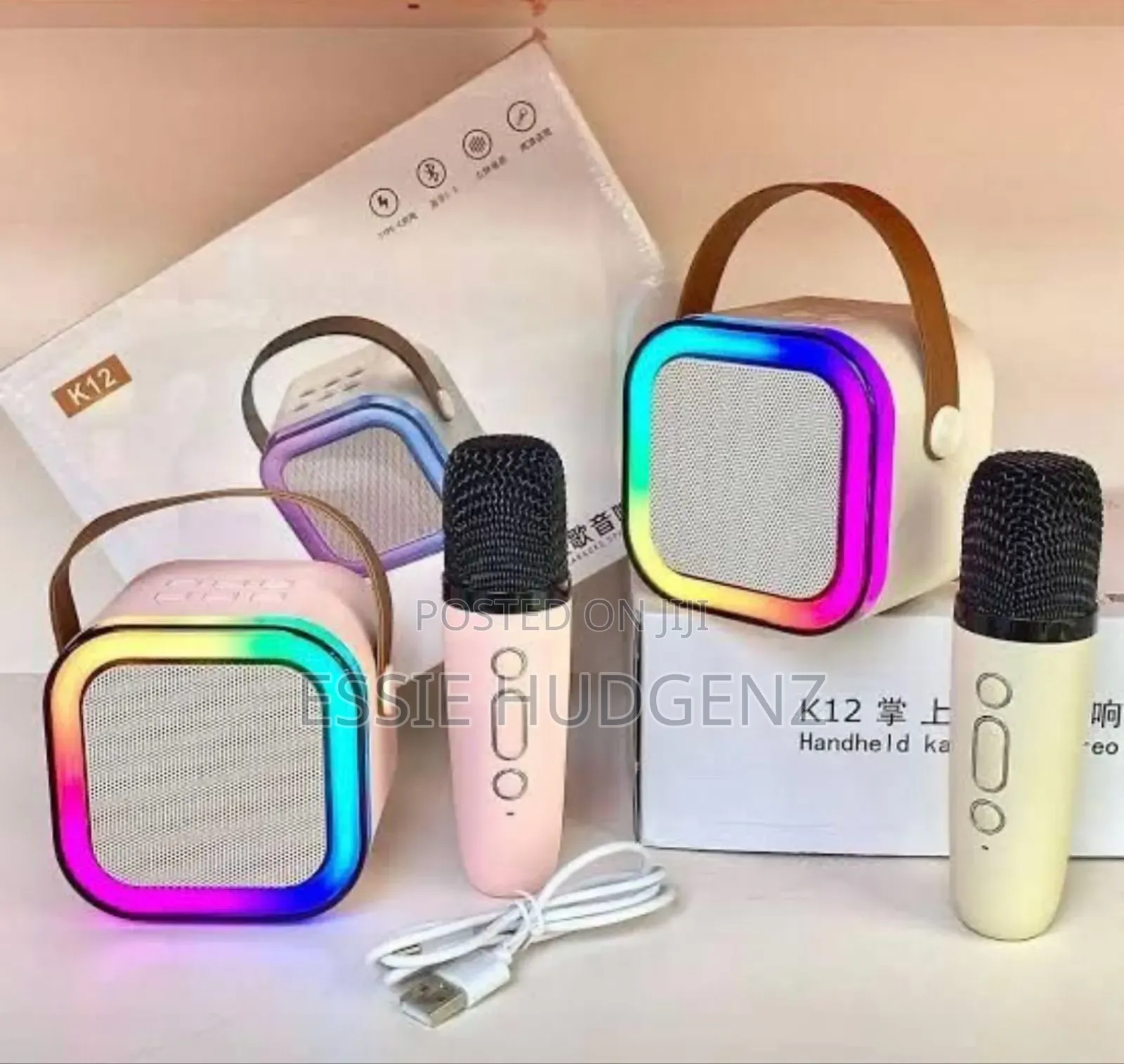 Bluetooth Speaker With Karaoke Microphone