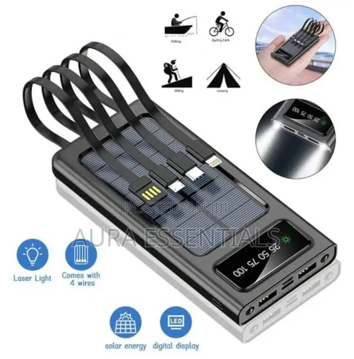 New Unique Fast Charger Solar Power Bank