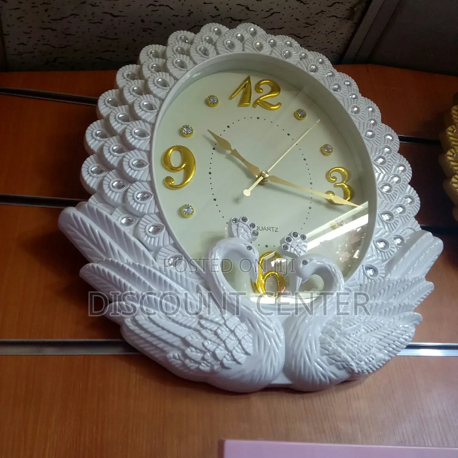 Wall Clock Peacock