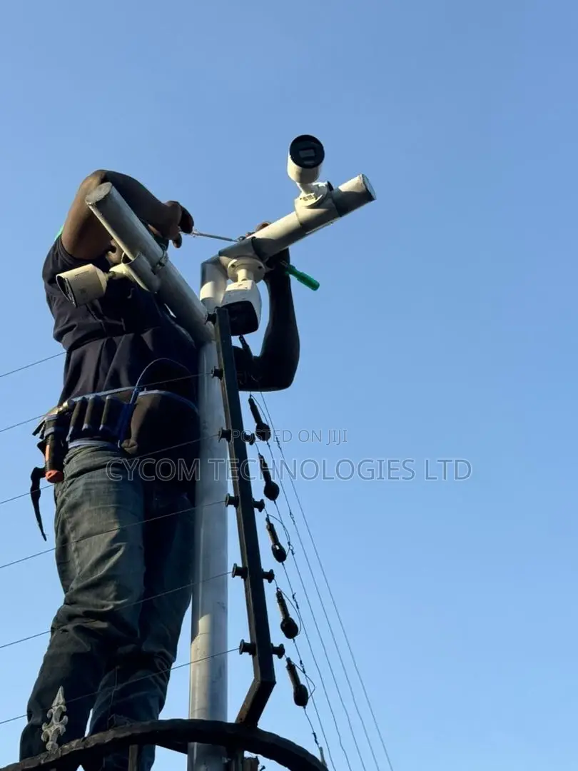 Bullet IP Cameras Pole Mounted