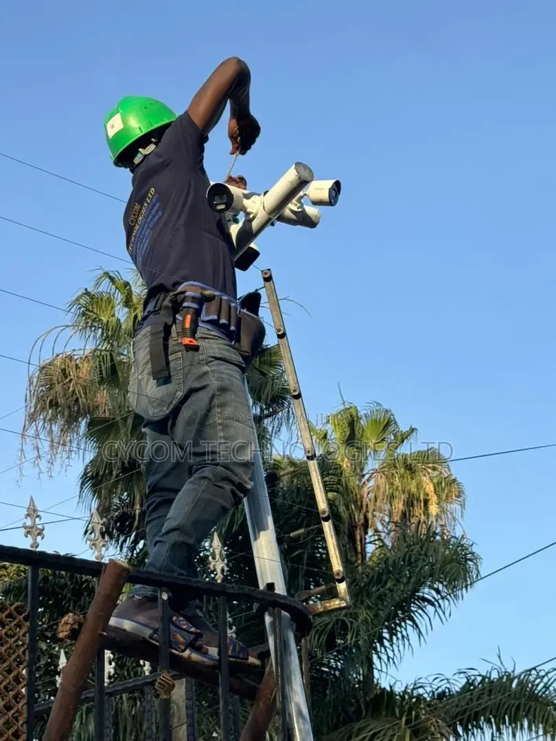 Bullet IP Cameras Pole Mounted