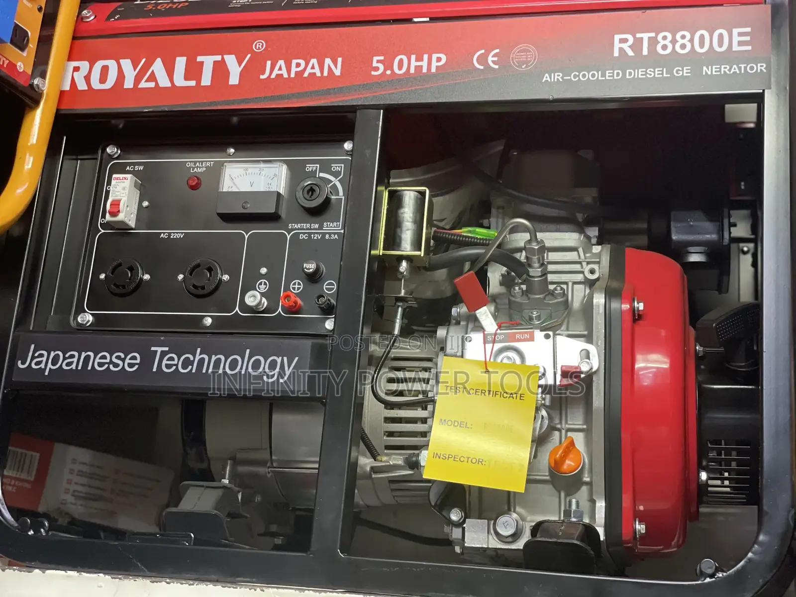 Air Cooled Diesel Generator 5hp