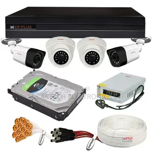 4 Channel CCTV Camera Kit Edn