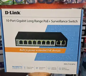 D-Link 10port Gigabit-Poe Switch/ DGS- F1010p-E