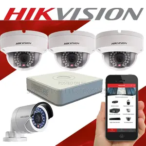 4 Channel CCTV Camera Kit Ft