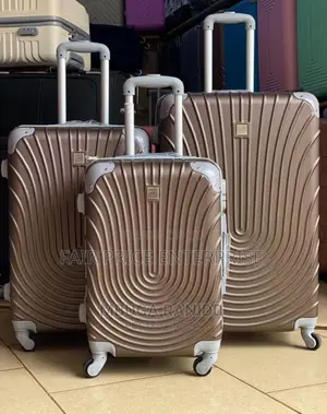 VIP Rubber Plastic Suitcases in Full Set